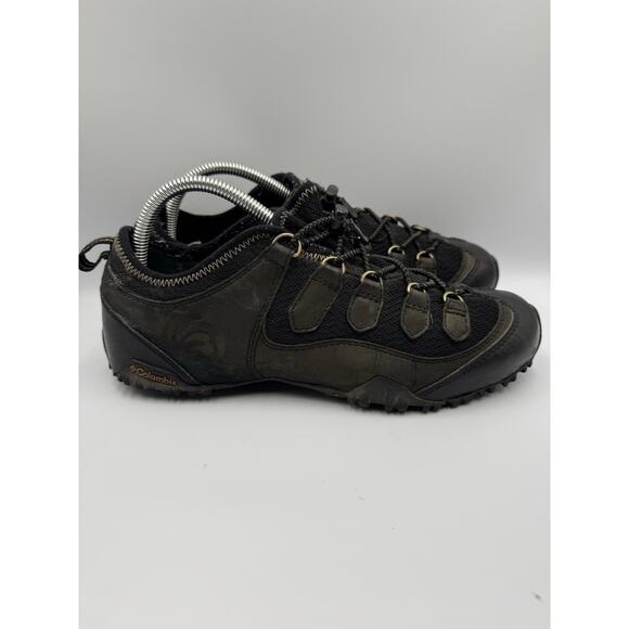 Columbia Tenacity II Shoes Womens 9M Brown Hiking Running Camping Slip On Toggle - Picture 1 of 8